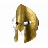 Ancient Greek Spartan Brass Battle Mask